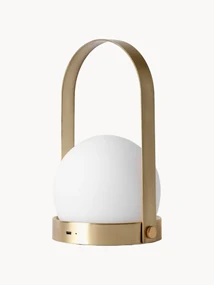 Malá prenosná stolová lampa Carrie