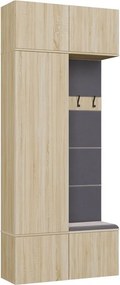 Předsíňová stěna Haga 1Sz1W 100 cm dub Sonoma