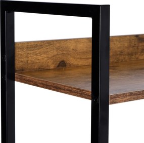 Lofotvý regál VARBERG - kov/drevo