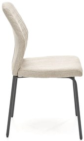 Jedálenská stolička K461 - béžová / čierna