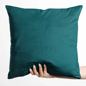 Biante Zamatová obliečka na vankúš Velvet Prémium SVP-025 Petrolejová 50 x 70 cm