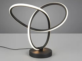 Stolová lampa LED Lando, čierna%