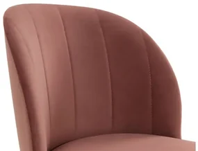 Okrúhly stôl Botiler FI 120 so 4 stoličkami ST100 04, Farby: natura, Potah: Magic Velvet 2219, Farby nožičiek stola: čierna