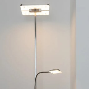 Eglo 33182 -LED Stmievateľná stojacia lampa SOLANO 1xLED/26W/230V+1xLED/3,2W chróm