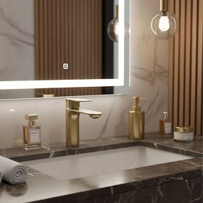 Rea Drop, umývadlová batéria h-145, zlatá matná, REA-B8975