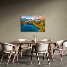 Obraz - Jazero Urisee, Rakúsko (90x60 cm)