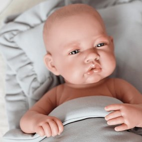 Súprava obliečok pre bábiky svetlo šedá 28x42cm