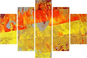Obraz abstrakcie - maľba (150x105 cm)