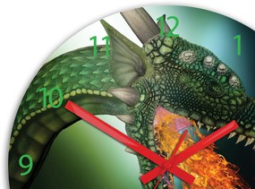 Detské nástenné hodiny Ami Dragon 30 cm viacfarebné