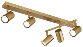 Globo 57911-5GO - Bodové svietidlo ROBBY 5xGU10/35W/230V zlatá