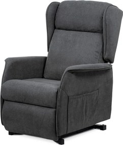 Polohovacie kreslo sivé, elektrické TV-1190 GREY2