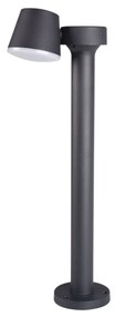 KANLUX Vonkajšia stojacia flexibilná LED lampa DUOMI, 7,5W, denná biela, 50cm, grafitová