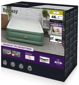 Dvojitý nafukovací matrac Bestway so vstavanou pumpou 203 x 152 x 46 cm 69646