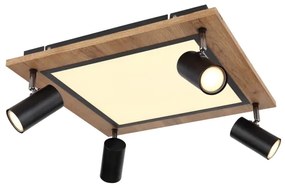 Globo 67306D2 - LED Bodové svietidlo ULLA 4xGU10/5W + LED/24W/230V