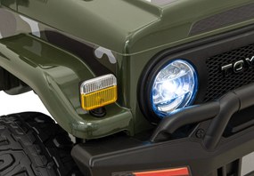 Ramiz Elektrické autíčko Toyota FJ Cruiser maskáčové + ovládač + pohon 4x4 + LED a audio + EVA kolesá + plynulý rozjazd