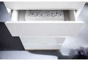 Komoda ARVI biela/dub