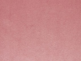 Zamatové kreslo ružové RACHEL Beliani