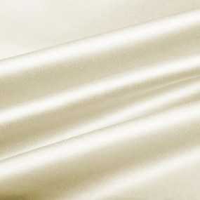 Biante Saténový behúň na stôl polyesterový Satén LUX-017 Smotanový 20x140 cm