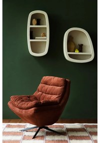 Krémová poschodová polica 23 cm Veda – Dutchbone