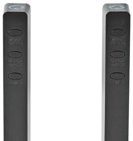 SADA 2x Nedis GALDP110BK - LED RGB Nabíjacia stolná lampa LED/250 mAh