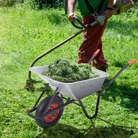 Fúrik BARRY pozinkovaný, max. kapacita 100l/250kg, strieborná/čierna Gardebruk