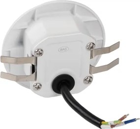 Kanlux 39120 - LED schodiskové svietidlo EXIN LED/2,5W/230V 3000K IP65 biele, okrúhle