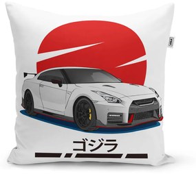 Sablio Vankúš Nissan GTR 35 Japonské slnko - 40x40 cm