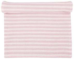 GREEN GATE Bavlnený behúň Alessia Pale Pink 140 x 45 cm