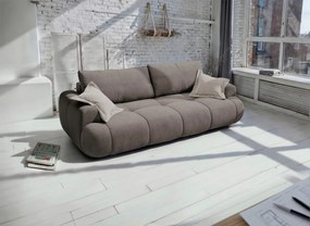 XXXLutz ROZKLADACIA POHOVKA, plast, textil, kompozitné drevo, hnedá MID.YOU - Sedačky - 000694009402