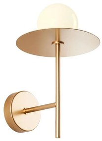 Redo 01-2725 - Nástenná lampa PLATO 1xG9/10W/230V zlatá