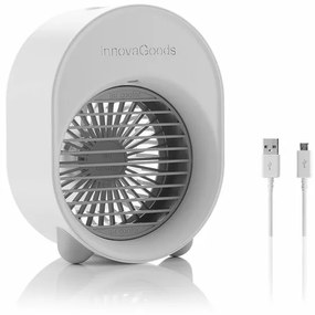 Mini chladič a zvlhčovač vzduchu s LED svetlom, InnovaGoods 3485