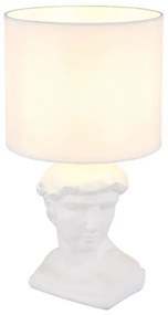 Globo 21732W - Stolná lampa HERMES 1xE14/40W/230V biela