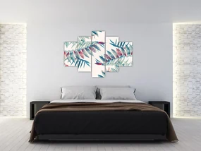 Obraz - Tropické listy (150x105 cm)