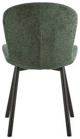 Tmavozelená jedálenská stolička Esra – Actona