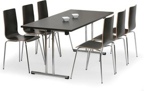 Skladací konferenčný stôl FOLD, 160x80 cm, čerešňa