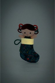 Lilliputiens - vianočný škriatok s modrou pančuchou