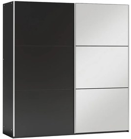 Skriňa Vigo 150 Čierna /zrkadlo