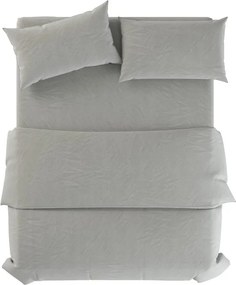 Sivozelené ľanové obliečky na dvojlôžko 200x200 cm Stone – Native Natural