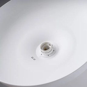 Sollux SL.1329 - Luster na lanku GINA 1xE27/15W/230V pr. 38 cm biela