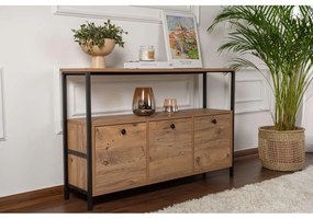 Konzolový stolík Solace - Atlantic Pine, Black