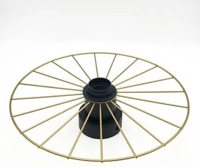 Nástenné svietidlo MONTANA 1xE27/15W/230V pr. 30 cm zlatá