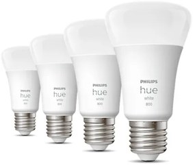 SADA 4x LED Stmievateľná žiarovka Philips Hue WHITE A60 E27/9W/230V 2700K
