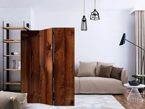 Paraván - Pine Board [Room Dividers] Veľkosť: 135x172, Verzia: Obojstranný