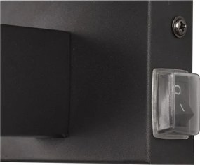 Matne čierne nástenné svietidlo ø 14 cm Kula – Trio