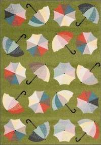 Koberec Funky Top Umbrellas Kiwi