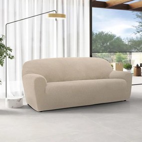 Super strečové poťahy HARMONIA smotanová dvojkreslo (š. 140 - 180 cm)
