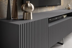 TV STOLÍK DANTE ŠEDÝ 200 cm