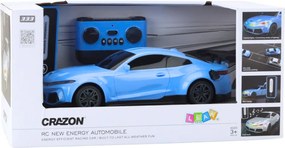 LEAN Toys Elektrické športové auto diaľkovo ovládaná nabíjacia stanica Blue