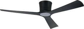 ZEVENTI - LED stropný ventilátor AUREX LED/24W/230V Wi-Fi Tuya čierna + diaľkový ovládač