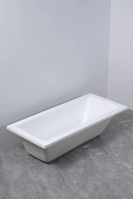 Erga Pureline-S, vaňa 1400x700x400 mm bez nožičiek, biela lesklá, ERG-V07-PURELINE-S-140x070-WH